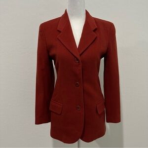 Ann Taylor Vintage Women's Rust Color Blazer - Size 2P